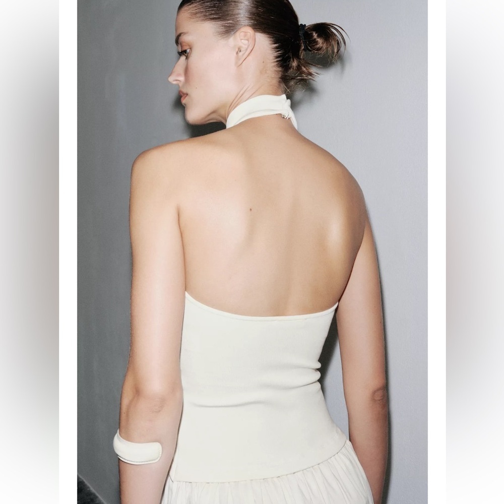 Zara Combination Halter Dress - Picture 3 of 7